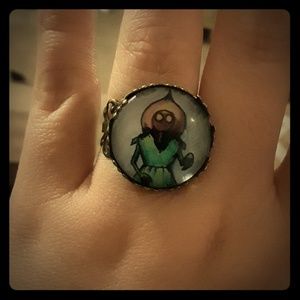 Custom Flatwoods Monster Ring Paranormal Alien